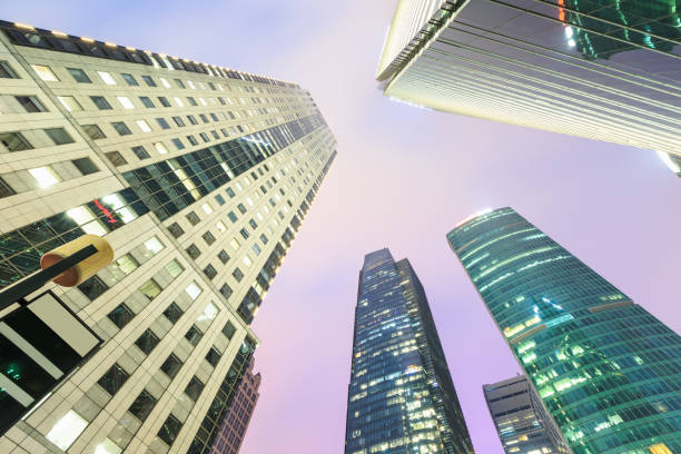 istock Business district with modern skyscrapers in shanghai 656483950
