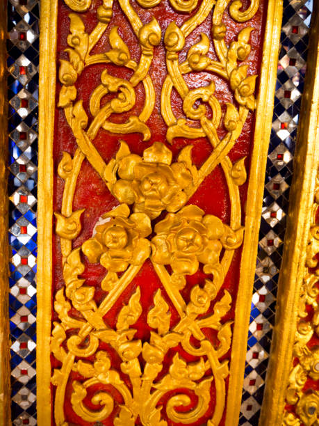 istock Thai Style Art at Temple Thailand 656486502