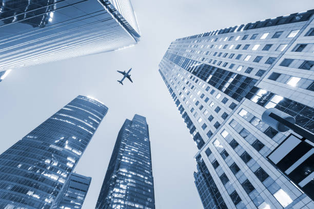 istock Business district with modern skyscrapers in shanghai 656486928