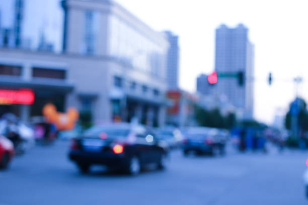 istock Blurred Cars In The City 656494018