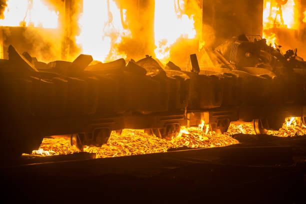 istock Accident at a steel mill 656497874
