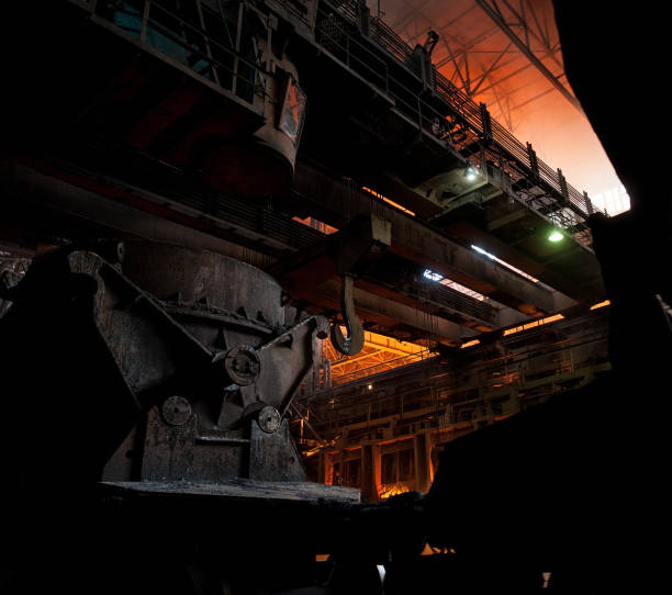 istock Interior of a steel mill 656497904