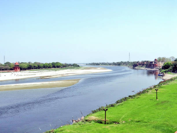 istock Yamuna river behind Taj Mahal, Agra. 656505072