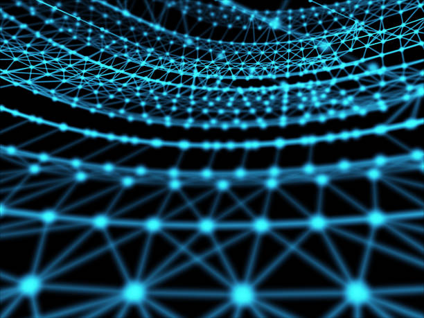 istock Futuristic virtual technology background, Fiber virtual optic cables, fibre connection, telecomunications concept, digitally generated image. 656505344