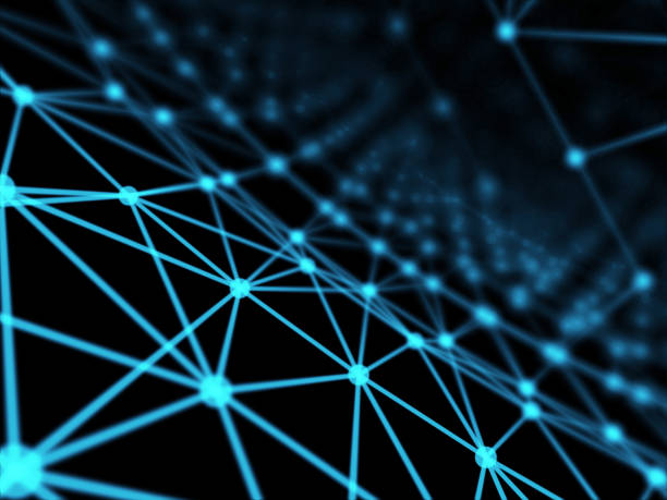 istock Futuristic virtual technology background, Fiber virtual optic cables, fibre connection, telecomunications concept, digitally generated image. 656505350