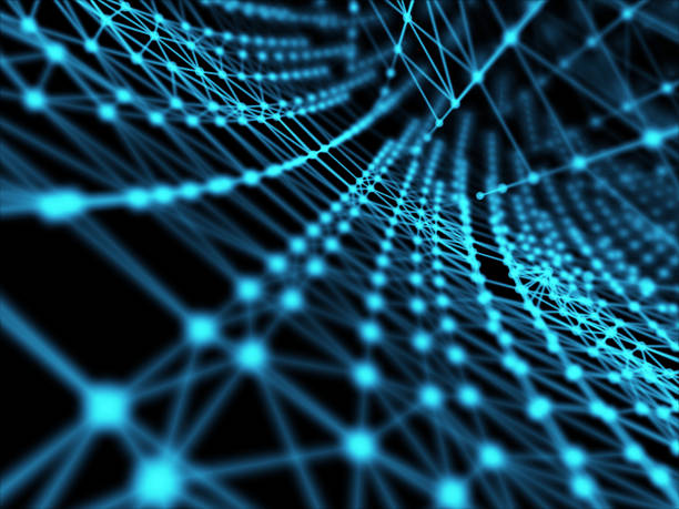 istock Futuristic virtual technology background, Fiber virtual optic cables, fibre connection, telecomunications concept, digitally generated image. 656505360