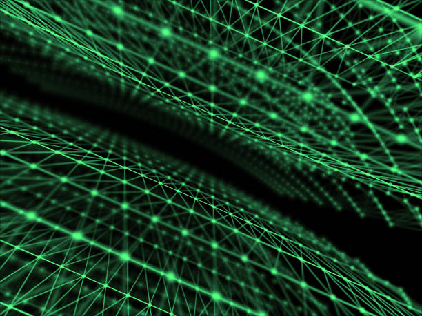 istock Futuristic virtual technology background, Fiber virtual optic cables, fibre connection, telecomunications concept, digitally generated image. 656505372