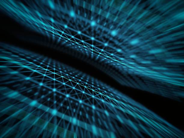 istock Futuristic virtual technology background, Fiber virtual optic cables, fibre connection, telecomunications concept, digitally generated image. 656505452