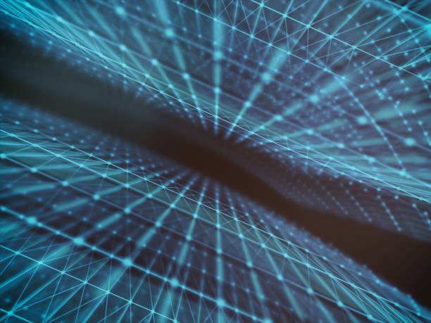 istock Futuristic virtual technology background, Fiber virtual optic cables, fibre connection, telecomunications concept, digitally generated image. 656505470