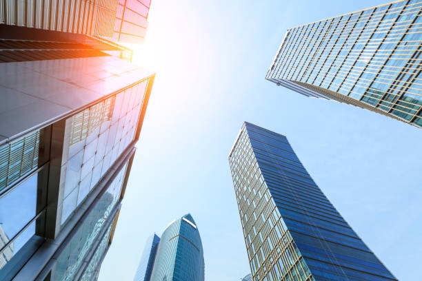 istock Business district with modern skyscrapers in shanghai 656508186