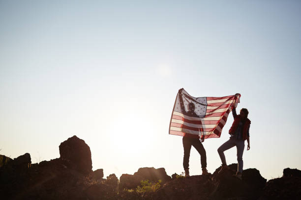 istock Proud Americans Conquering Mountain 656508212