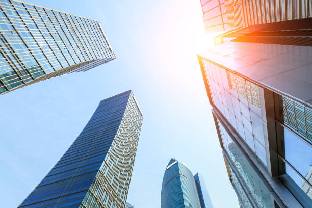 istock Business district with modern skyscrapers in shanghai 656508232