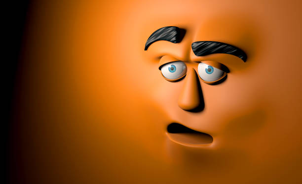 istock Orange Confused Facve 656508386