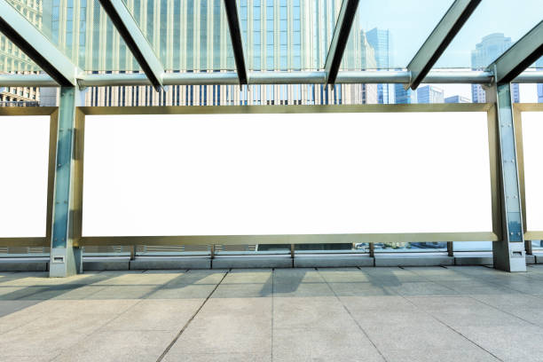 istock Blank billboard in Shanghai city streets 656511626