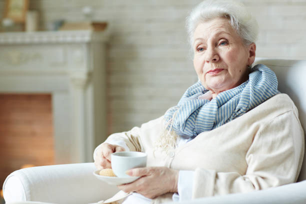 istock Elegant-looking elderly woman 656516150