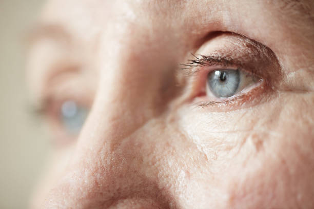 istock Sad eyes of elderly woman 656516236