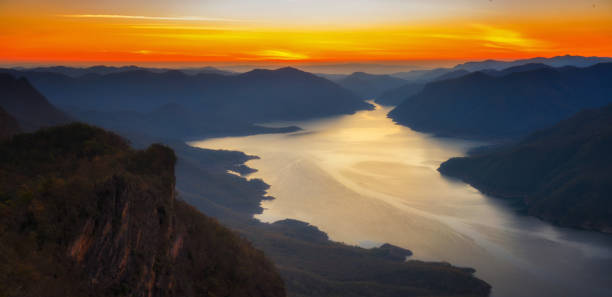 istock Mae Ping National Park at sunrise, Pha dang luang view point, Li, Lamphun, Thailand 656518876