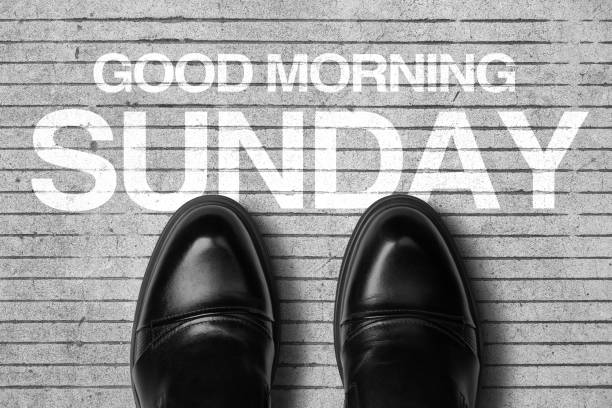 istock Shoes With Text Good Morning Sunday 656523240