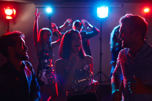 istock Students hanging out in club 656530924