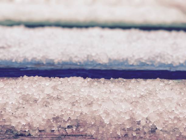 istock Late snow with hailstones 656539246