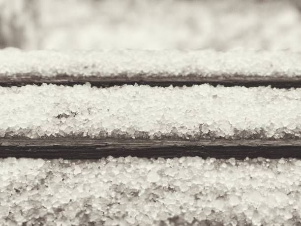 última nieve con granizo - late spring fotografías e imágenes de stock