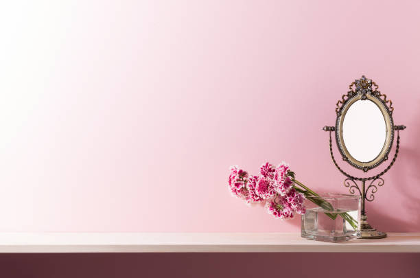 istock shelf accessories and pink walls 656542814