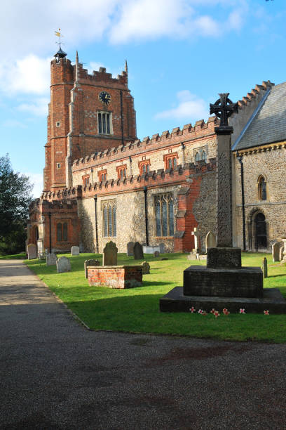 istock Church and War Memorial 656544390