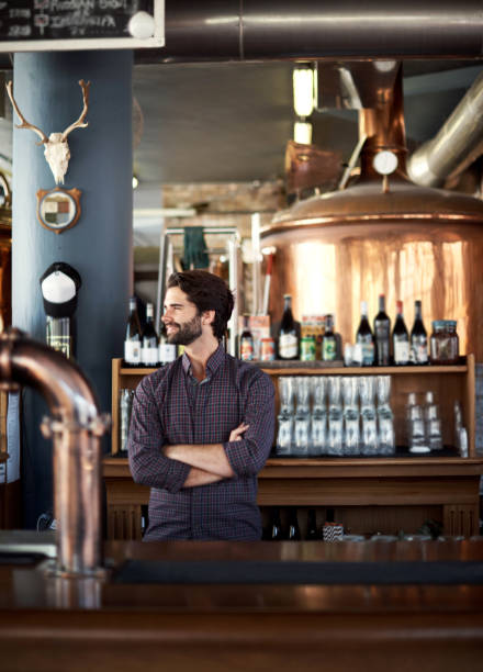 istock He takes pride in his pub managing abilities 656547454