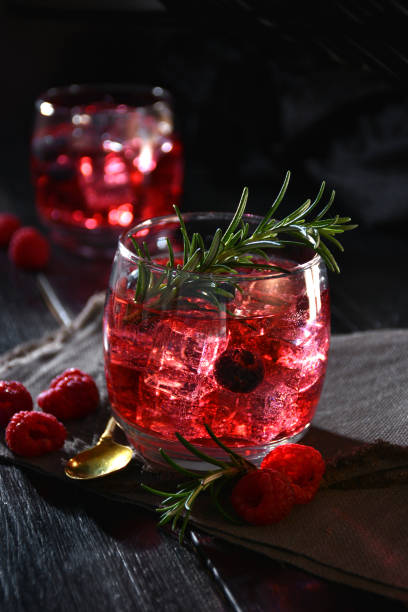 istock cocktail rosemary accompanied by raspberries 656555154