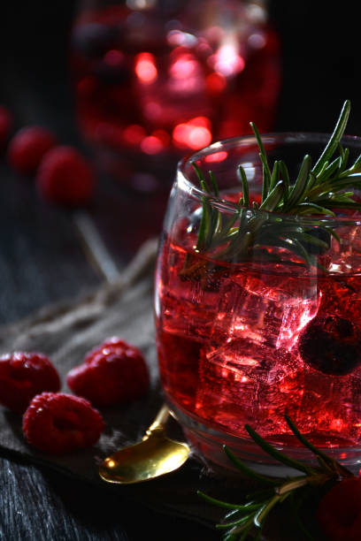 istock cocktail rosemary accompanied by raspberries 656555160