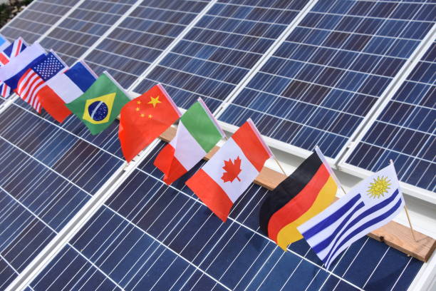 istock Set of international flags in a row 656559328