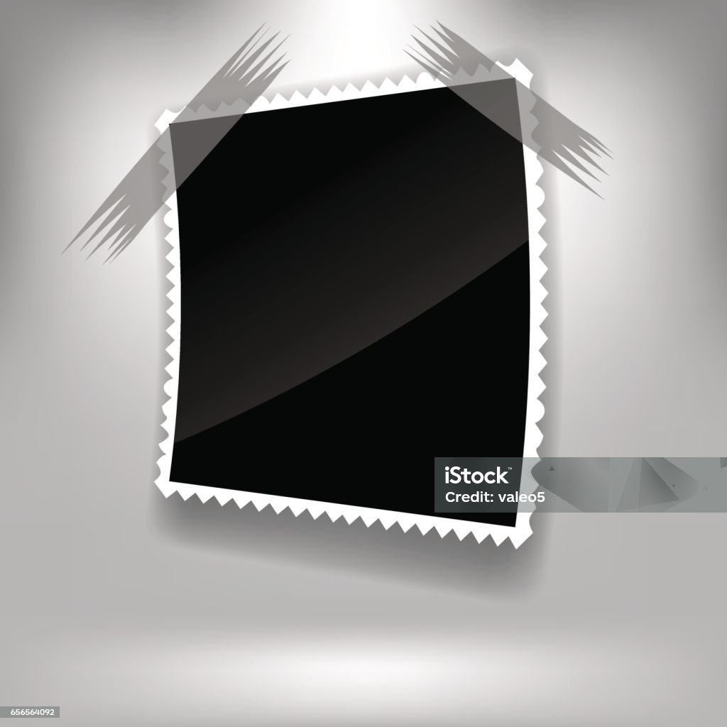 Simple Single Frame Single Photo Frame Stock Illustration - Download Image Now - At The ...