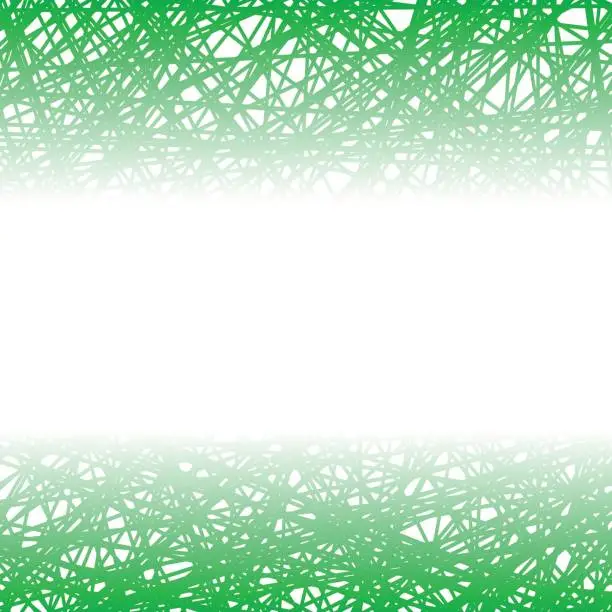 Vector illustration of Abstract Green Line Background