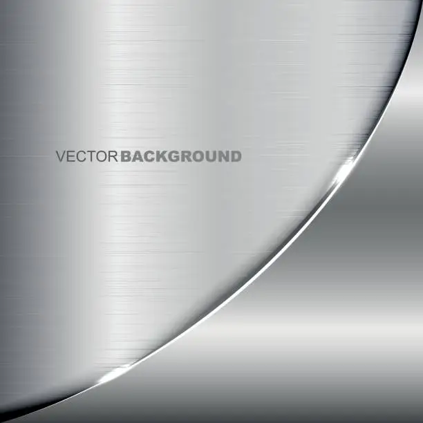 Vector illustration of Elegant metallic background