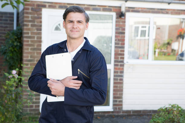 istock Portrait Of Workman Preparing Estimate For Work On House 656587390