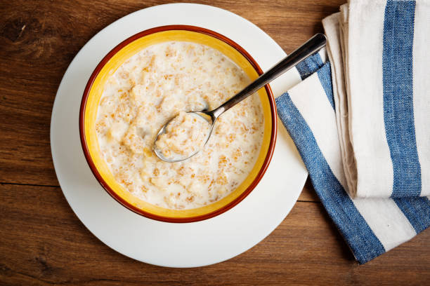 istock 5-Cereal Porridge  with milk - healthy breakfast 656588316