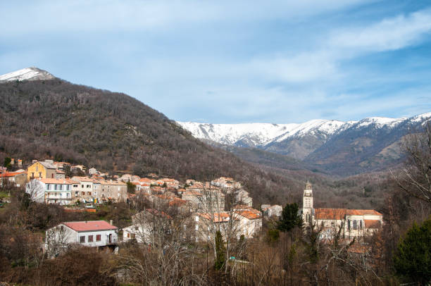 istock Corsican village of Bastelica 656588376