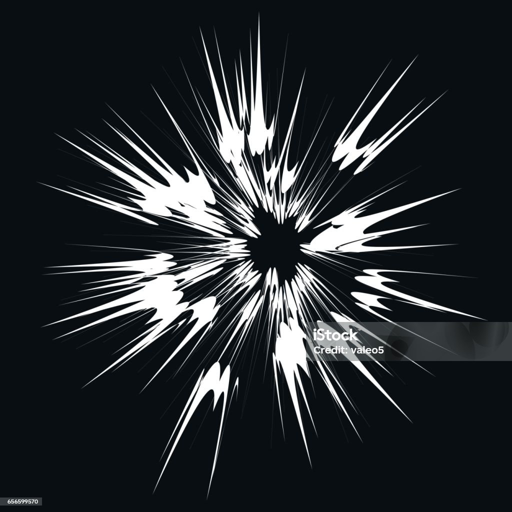 Flash Drawing Explode Explode Flash Cartoon Explosion Stock Illustration - Download Image Now ...