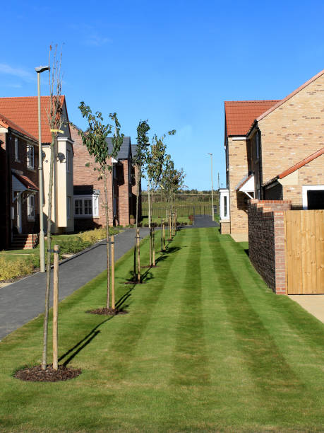istock Modern housing estate in England 656602316