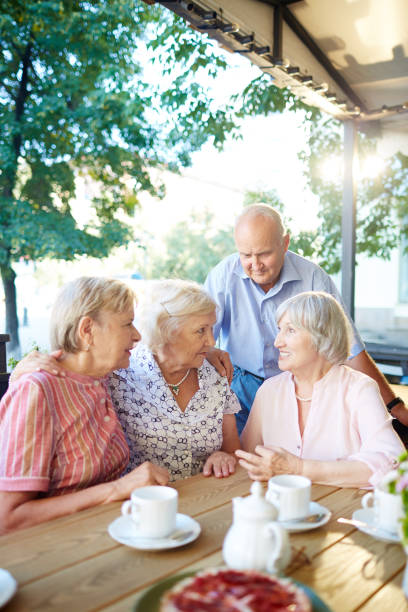 istock Long-awaited gathering of best friends 656602378