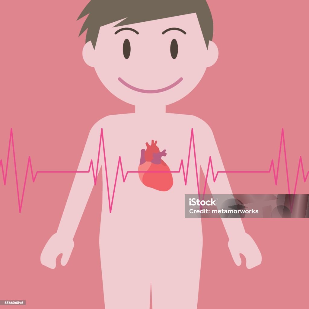 인간 및 하트 비트 벡터 일러스트 레이 션의 심장 심장이식에 대한 스톡 벡터 아트 및 기타 이미지 - 심장이식, 아이, 감지기 ...