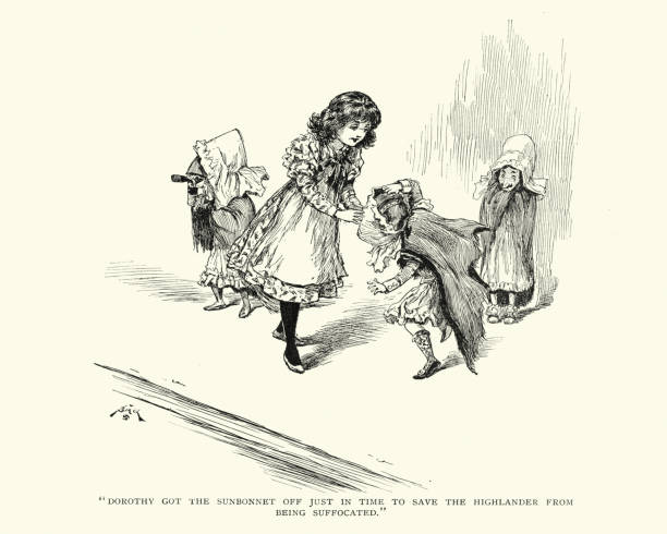 istock Victorian childrens story - Dorothy and the higlander 656617052