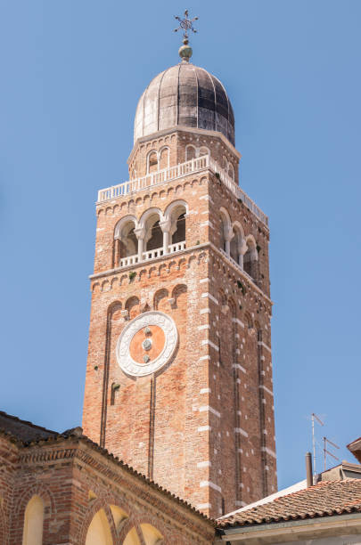 istock Bell tower in Chioggia, Venice lagoon, Italy. 656624638