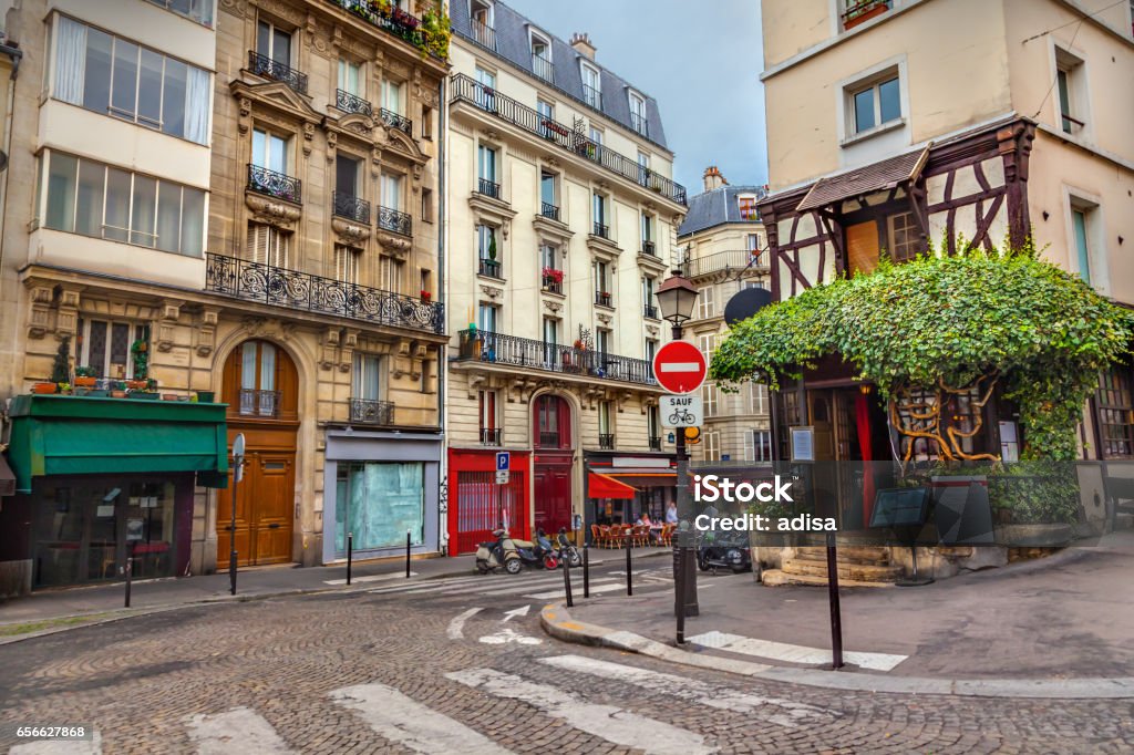 Montmartre in Paris Paris - France Stock Photo