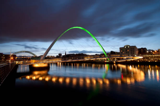 istock Gateshead Millennium Bridge over the river Tyne 656634814