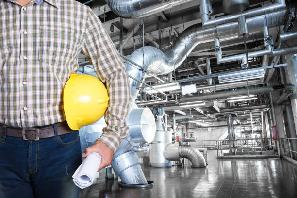 istock Maintenance technician inside thermal power plant factory 656652678