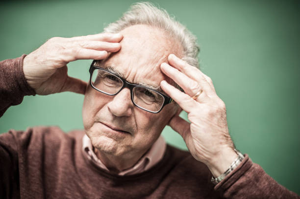 istock Pensive Senior Man Portrait 656656462