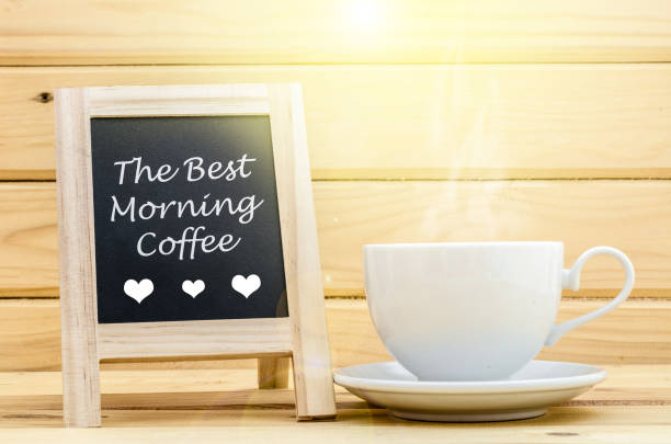 istock The best morning on black chalkboard 656661394
