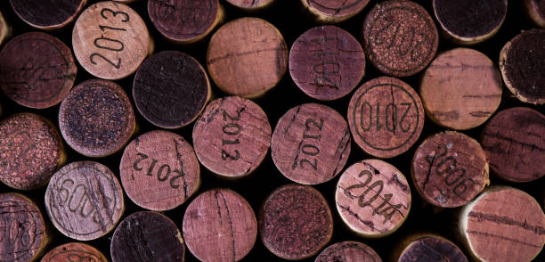 istock Background of used wine corks. 656661568