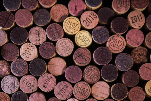 istock Background of used wine corks. 656661812